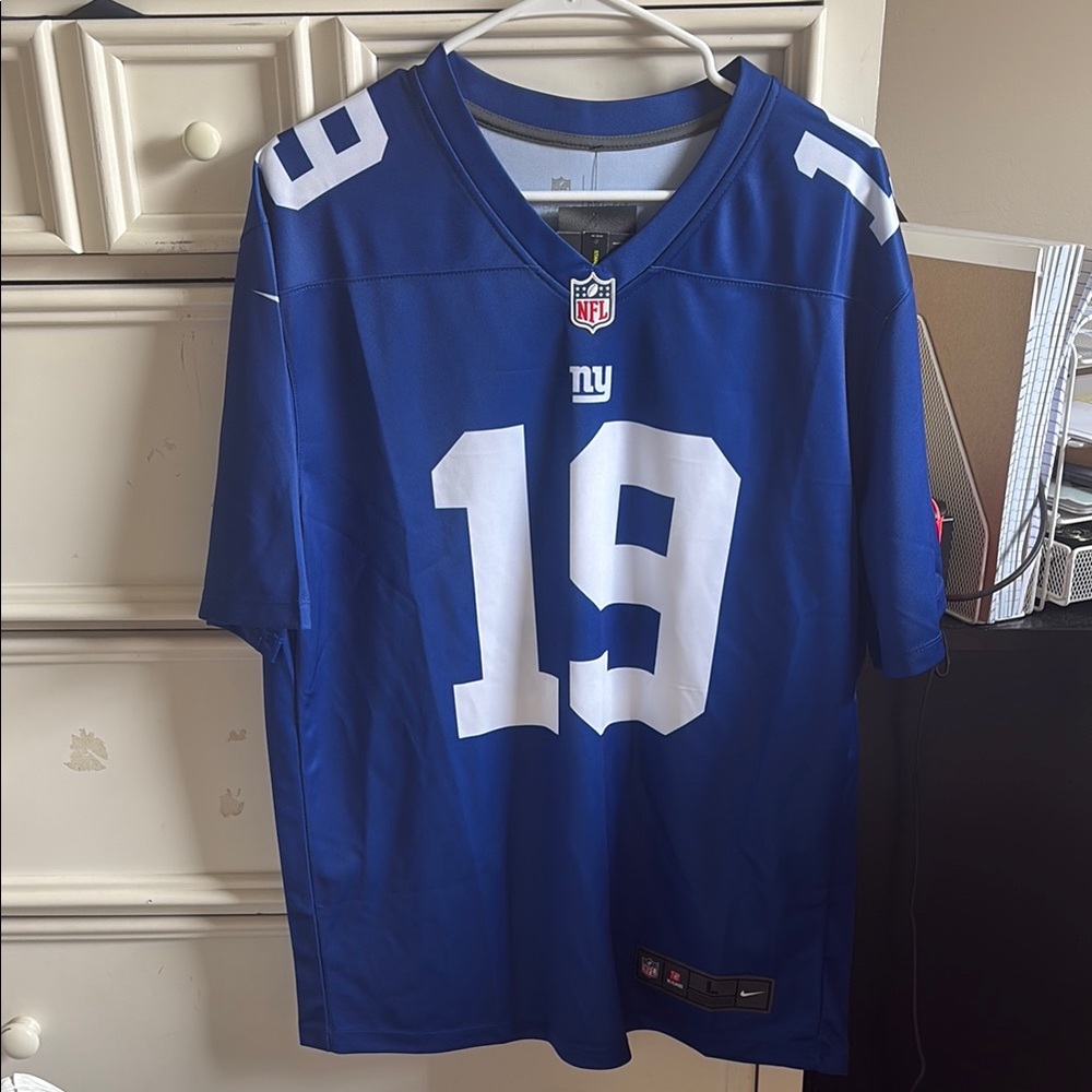NFL Giants Blue and White Jersey